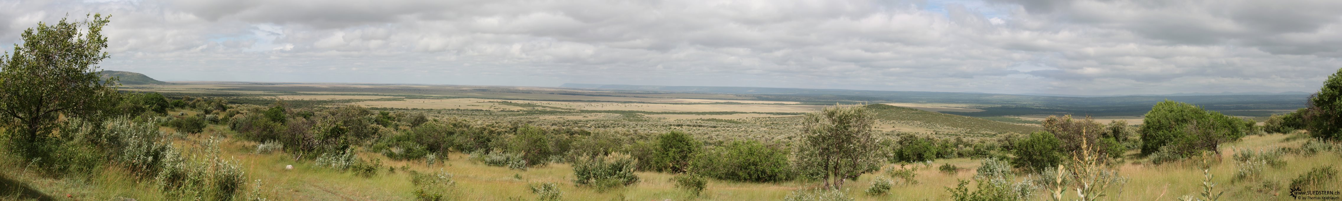 2007-04-14 - Kenya - Massai Mara from Hill Panorama
